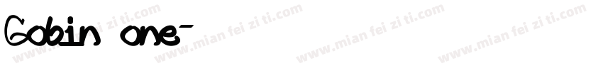 Gobin one字体转换